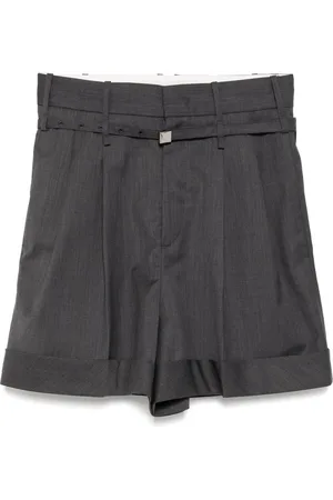 JNBY Wide-leg belted shorts