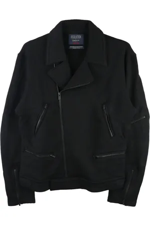 YOHJI YAMAMOTO Re felted biker jacket