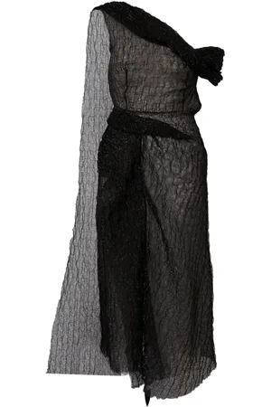Erdem Asymmetric draped midi dress