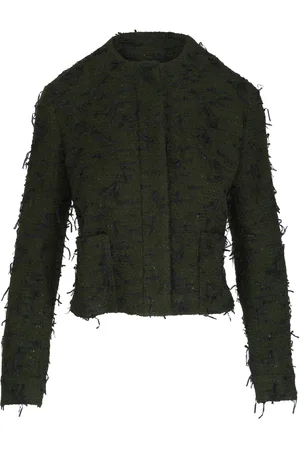AKRIS Sequined boucl?? short jacket