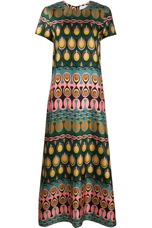 La DoubleJ Swing geometric print dress