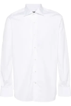 CANALI Long-sleeve cotton shirt