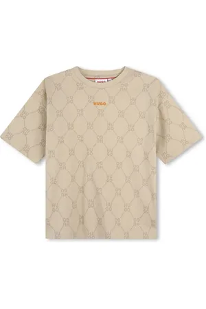 HUGO BOSS Monogram-print cotton T-shirt