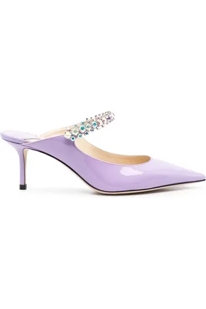 Jimmy Choo Bing 65mm patent leather mules