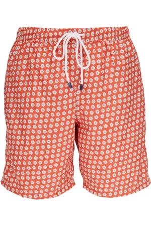 FEDELI Floral-print swim shorts