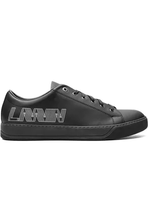 Lanvin Logo-print leather sneakers