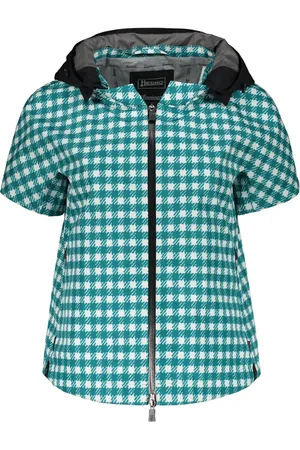 HERNO Check-print jacket