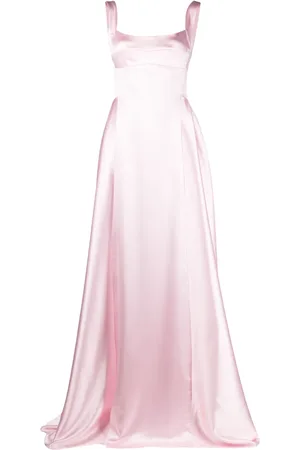 Atu Body Couture V-back satin gown