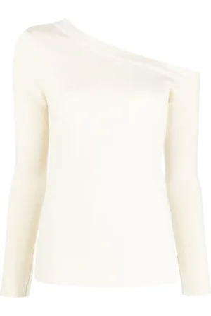 Paula One-shoulder cashmere jumper