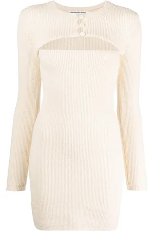 Alexander Wang Cut-out knitted minidress
