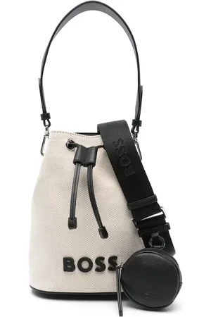 HUGO BOSS Textured bucket bag
