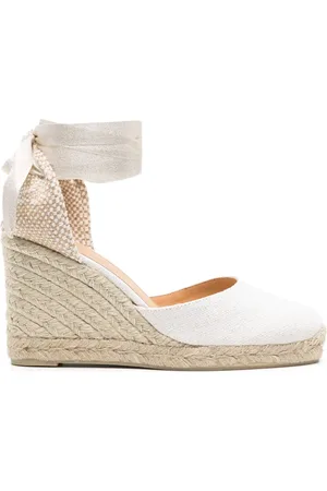 CASTA Carina 90mm glitter wedge espadrilles