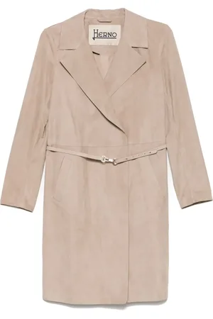 HERNO Suede coat