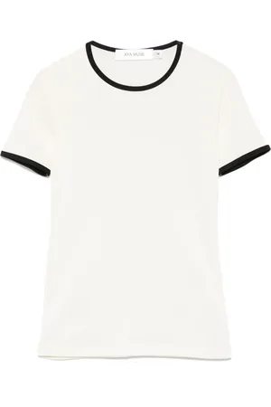 AYA MUSE Contrast-trim T-shirt