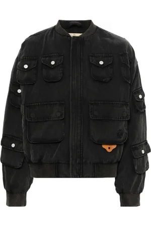 Untitled Artworks Logo-embroidered bomber jacket