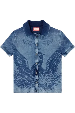 Diesel M-Fenny denim short-sleeve shirt