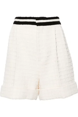 Gucci Waffle-effect tweed shorts