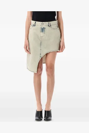 COPERNI Asymmetrical denim skirt