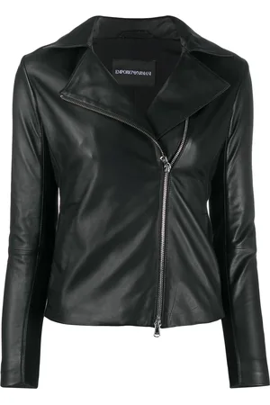 Emporio Armani Zipped biker jacket