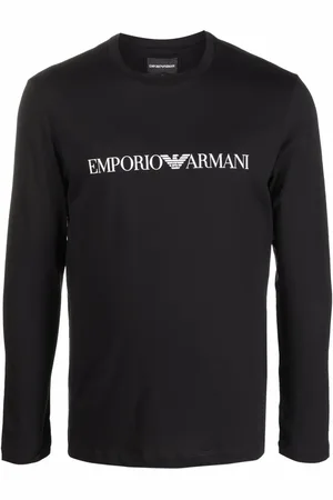 Emporio Armani Logo-print long-sleeve T-shirt