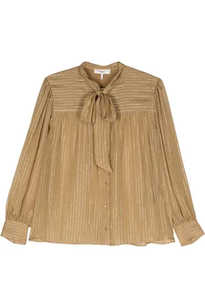 Chloé Lurex silk blouse