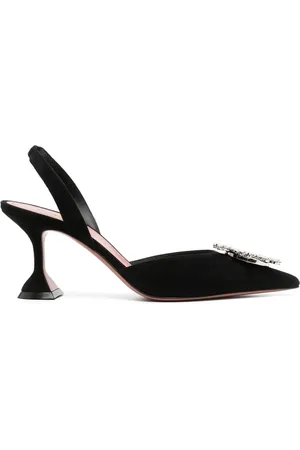 Amina Muaddi Begum 85mm embellished slingback pumps