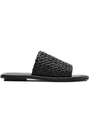 St Agni Leather slides