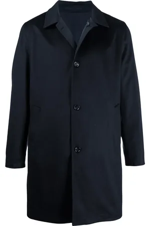 Kired Button-up cashmere parka coat