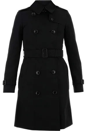Burberry Gabardine-weave trench coat
