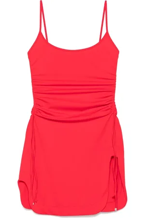 The Attico Adjustable-side straps mini dress