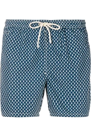MC2 SAINT BARTH Fish print swimming trunks