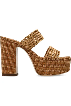 Casadei 120mm woven-platform sandals