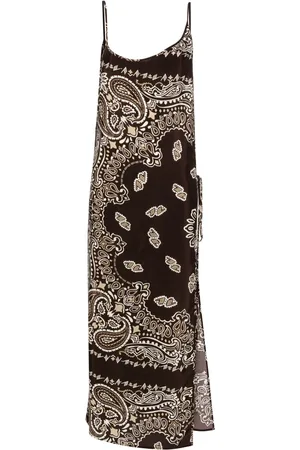 The Attico Bandana-print midi dress