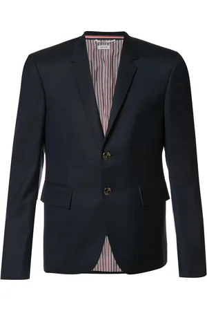Thom Browne Super 120s single-breasted wool blazer