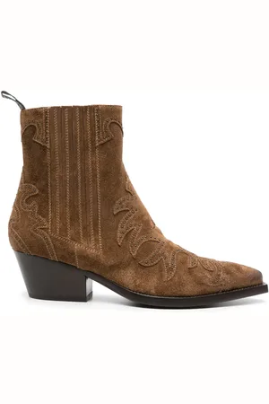 SARTORE 50mm suede ankle boots