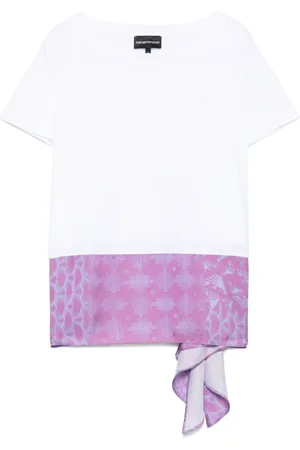 Emporio Armani Logo-embroidered T-shirt