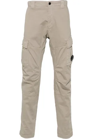 C.P. Company Lens-detail sateen cargo trousers