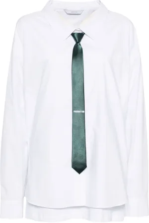 pushBUTTON Long-sleeved cotton shirt