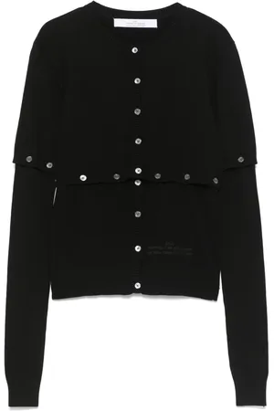 Rokh Multi-button layer-effect cardigan