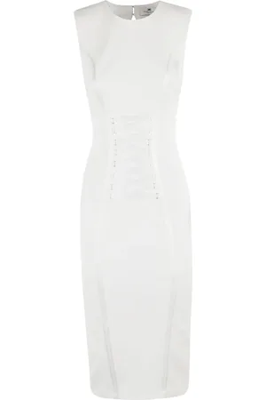 Elisabetta Franchi Open-back midi dress