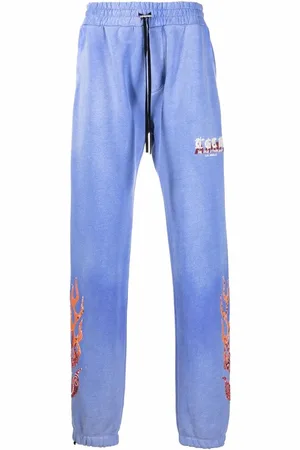AMIRI Flame-embellishment track pants
