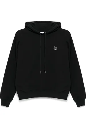 Maison Kitsuné Bold-fox-head-patched hoodie