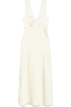 Sandro Satin midi dress