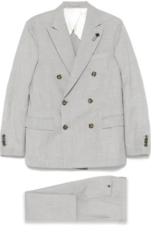 LARDINI M??lange-effect suit