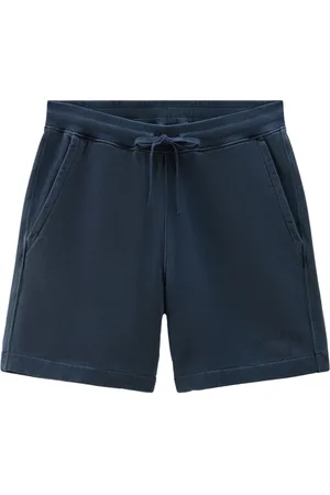 Woolrich Drawstring cotton track shorts