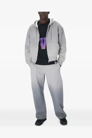 Marine Serre Moon-pattern fleece hoodie