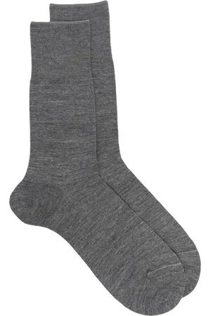 Falke Marl-knit logo socks