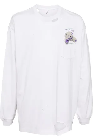 DOUBLET My Friend distressed-effect T-shirt