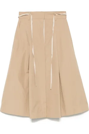 Vince Cotton midi skirt