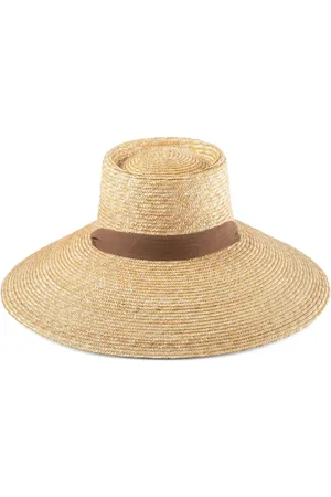 Lack of Color Interwoven-design sun hat